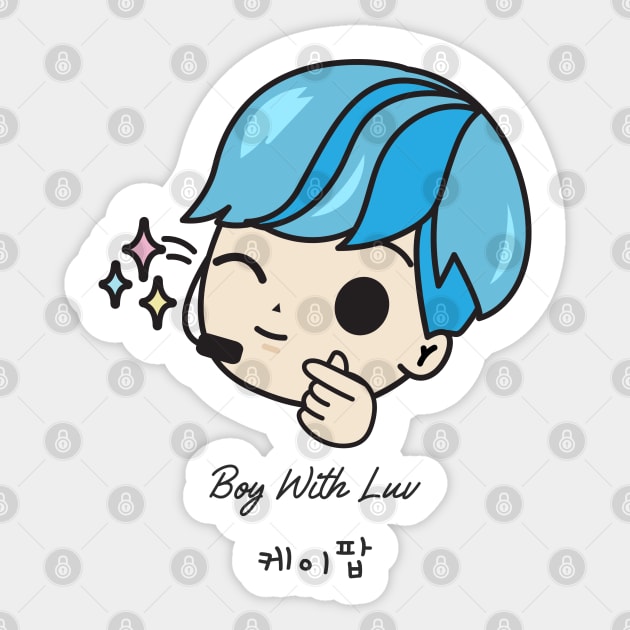 Kpop Boy With Luv BTS Sticker by valival